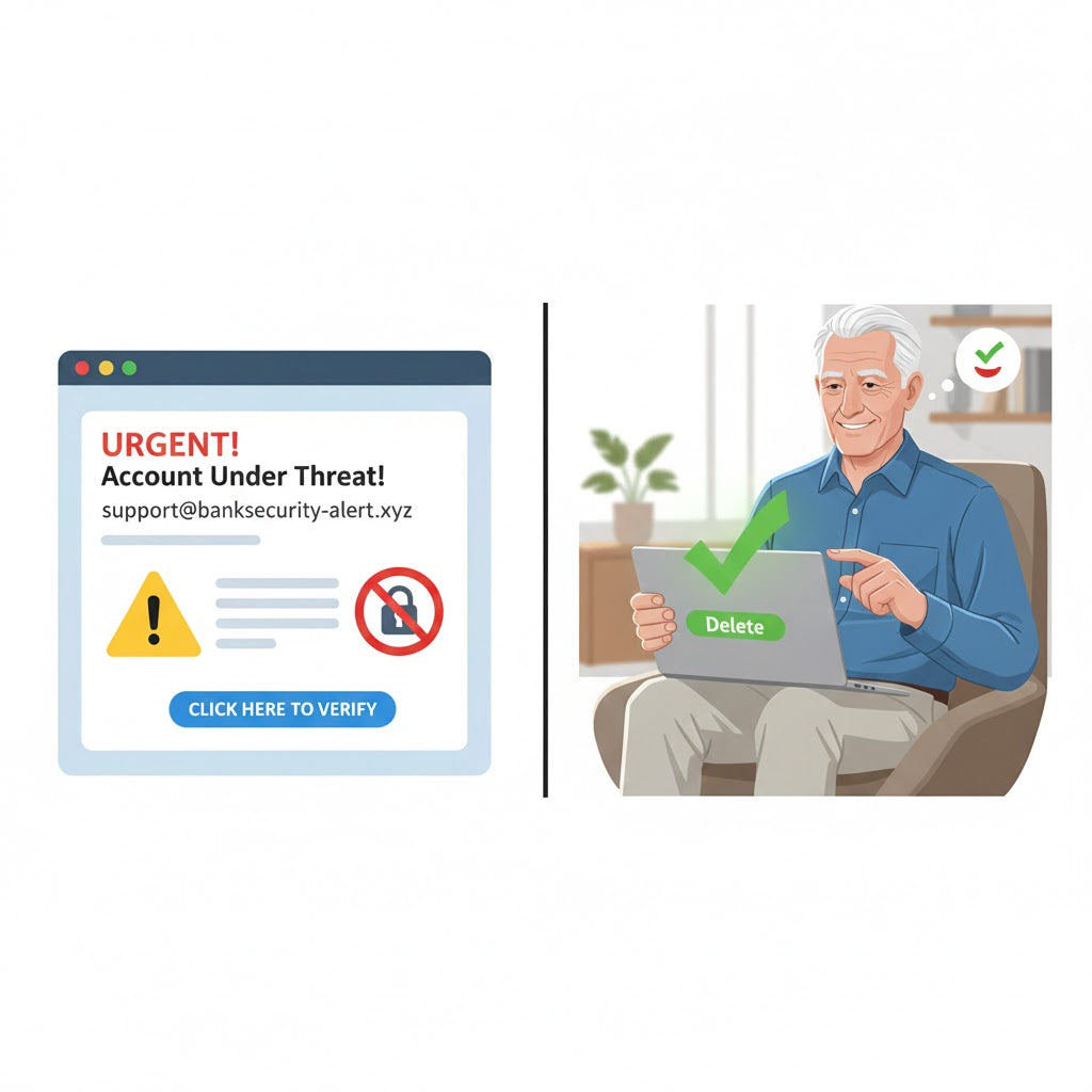 Cyber-Shield: The Senior’s Easy Guide to Online Safety & Scam Protection