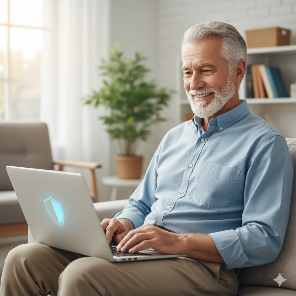 Cyber-Shield: The Senior’s Easy Guide to Online Safety & Scam Protection